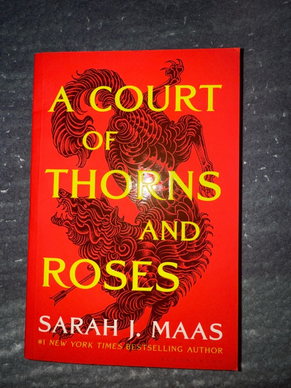 A Court of Thorns and Roses by Sarah J. Maas - Red Cover